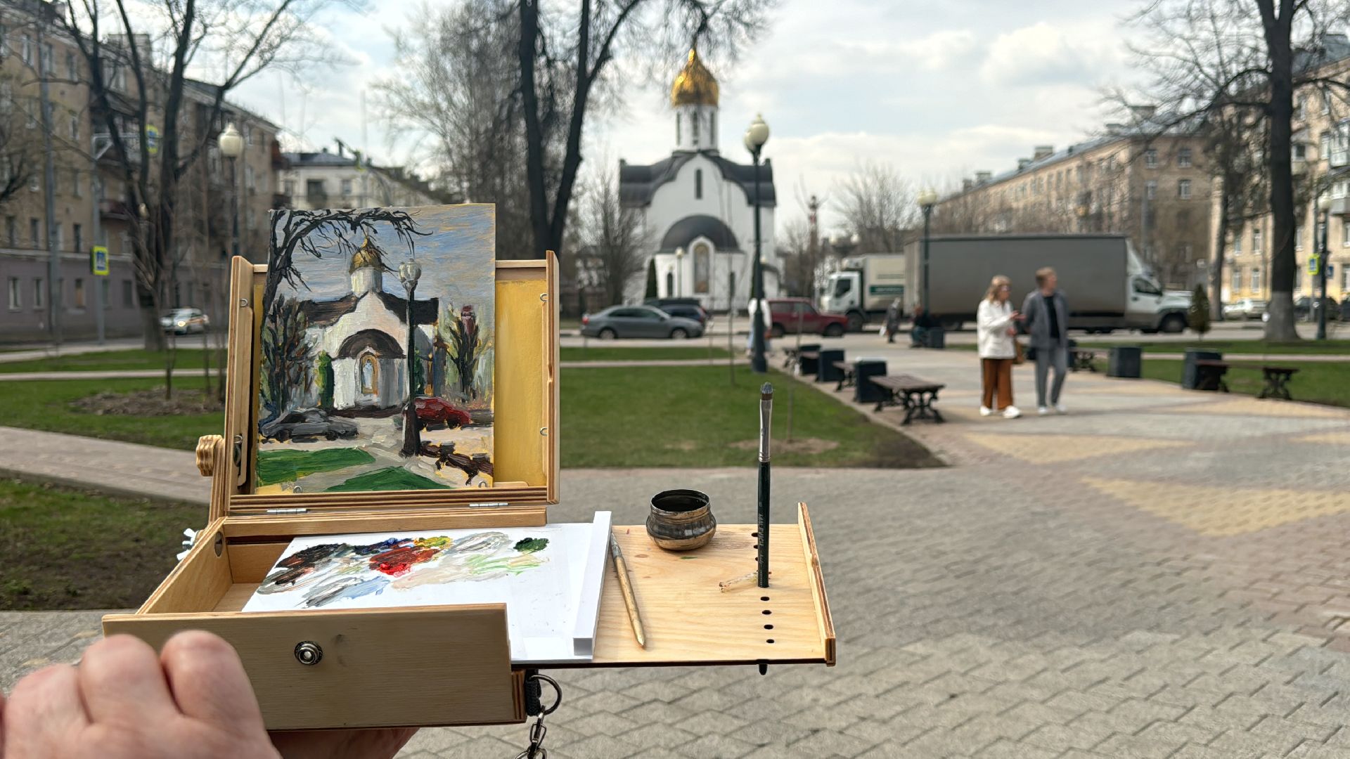 художница, ассоциация художников-пленэристов, портрет,