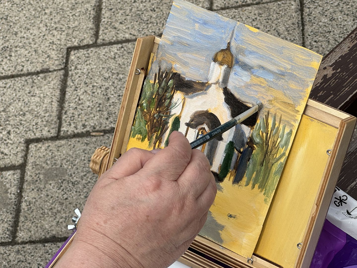 художница, ассоциация художников-пленэристов, портрет,