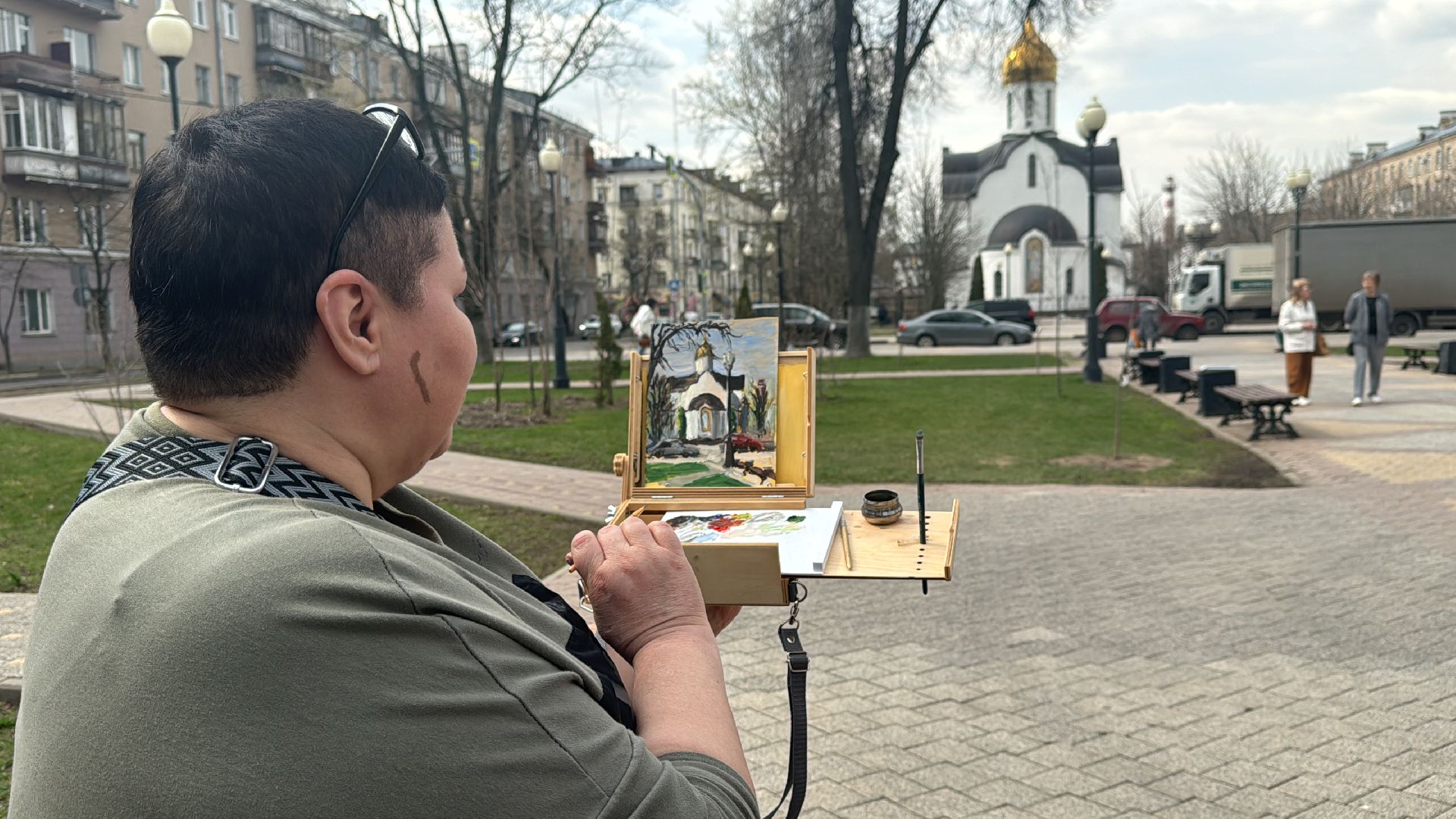 художница, ассоциация художников-пленэристов, портрет,