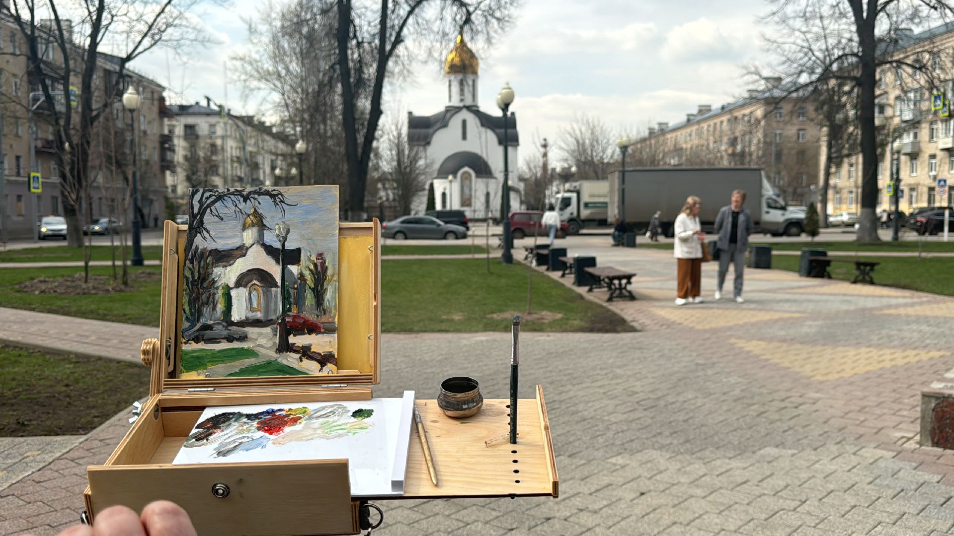 художница, ассоциация художников-пленэристов, портрет,