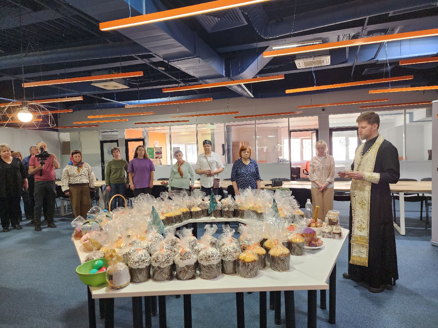 королёв,  королевское благочиние, центр поддержки участников сво и их семей, освящение куличей,