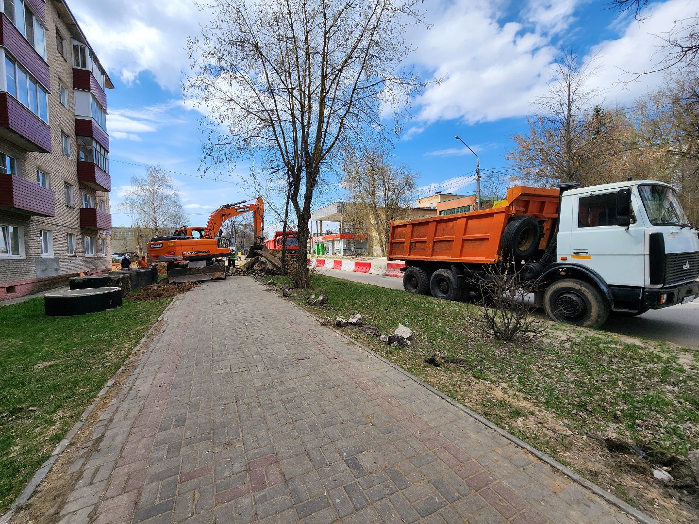 ливневая канализация, шатура, строительство в шатуре,