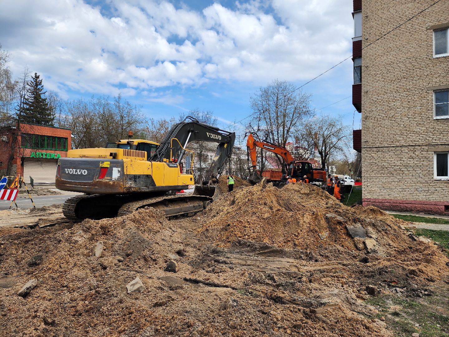 ливневая канализация, шатура, строительство в шатуре,