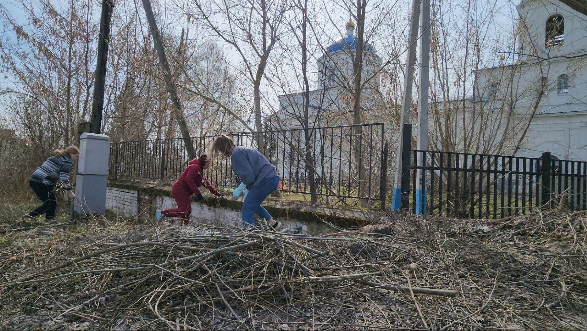 луховицы, дединово, казанский храм, субботник,