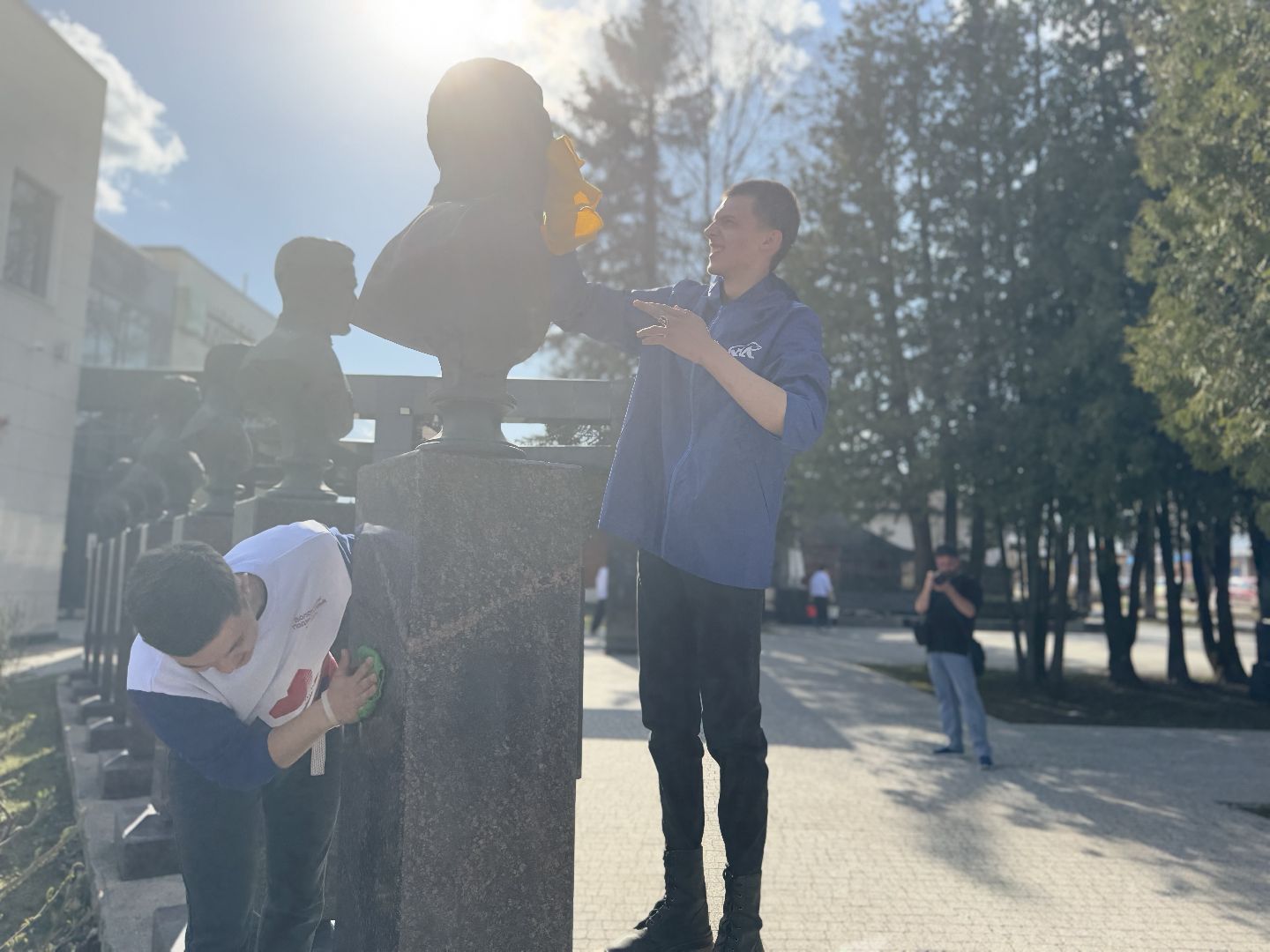 шаховская, забота о памятниках, акция, волонтеры,