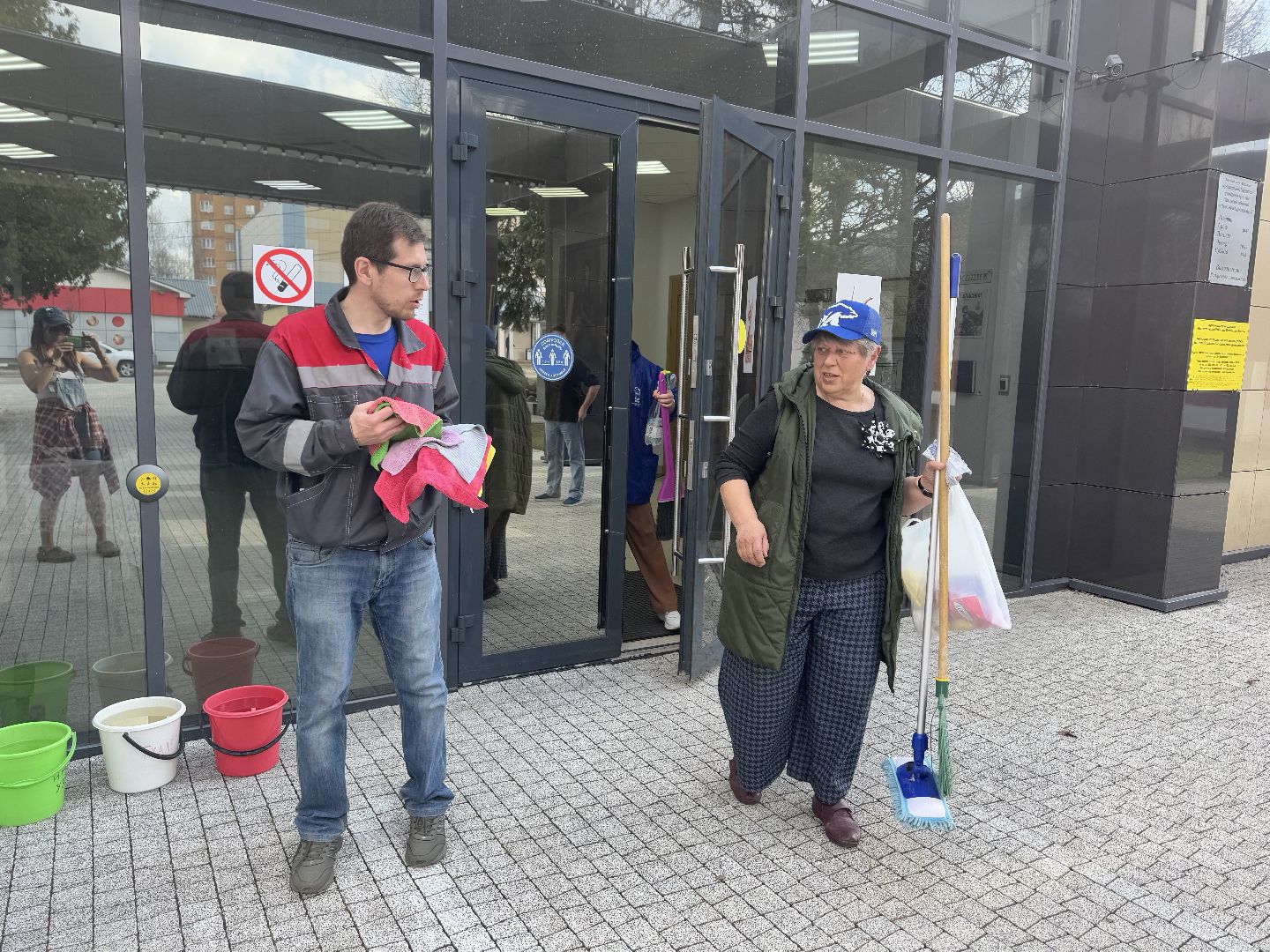 шаховская, забота о памятниках, акция, волонтеры,