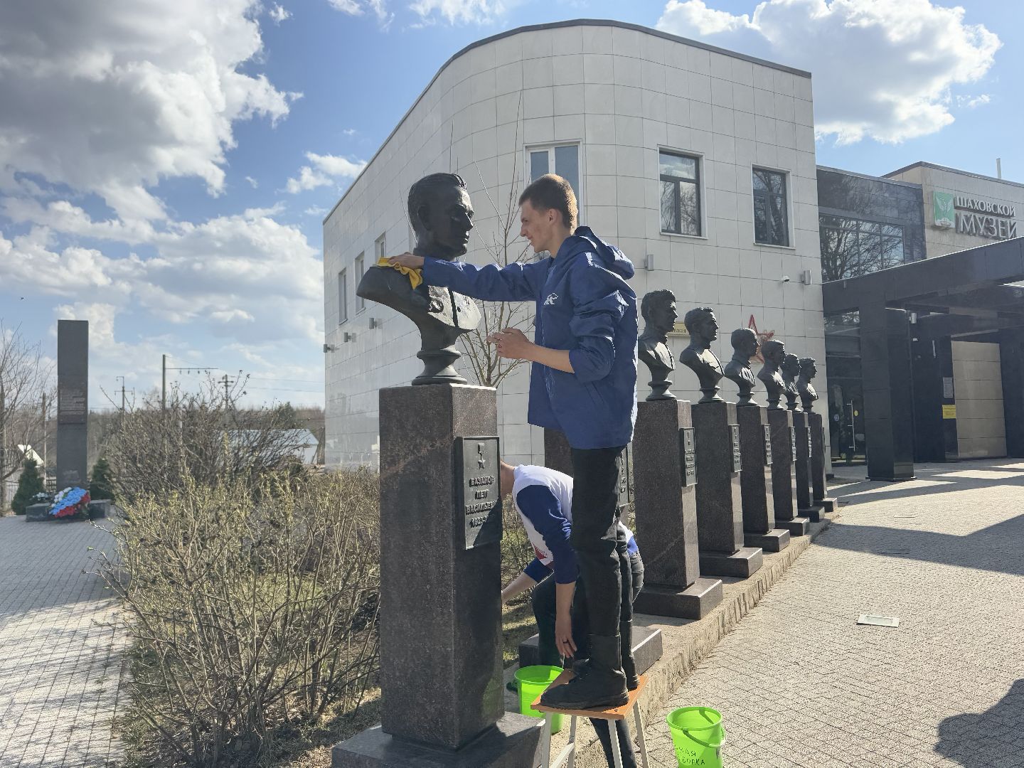 шаховская, забота о памятниках, акция, волонтеры,