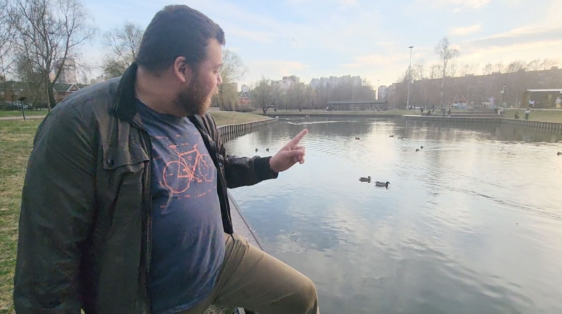 долгопрудный, парки, утки, чайки, пруды, домик для уток,