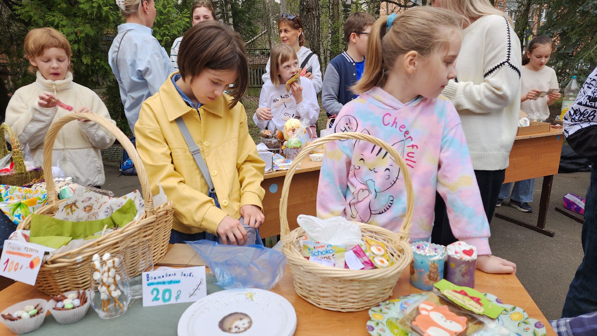 пушкино, пасхальная неделя, лицей, куличи, экономика, школьники подмосковья,образовательная акция,вертикалки,