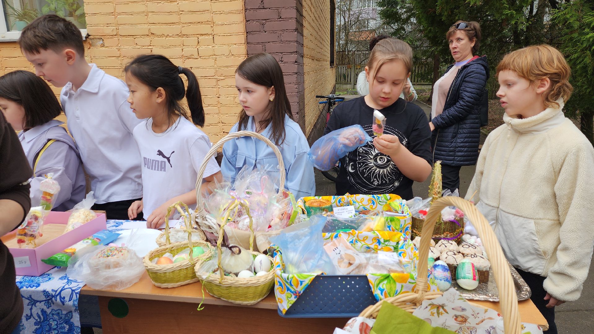пушкино, пасхальная неделя, лицей, куличи, экономика, школьники подмосковья,образовательная акция,вертикалки,