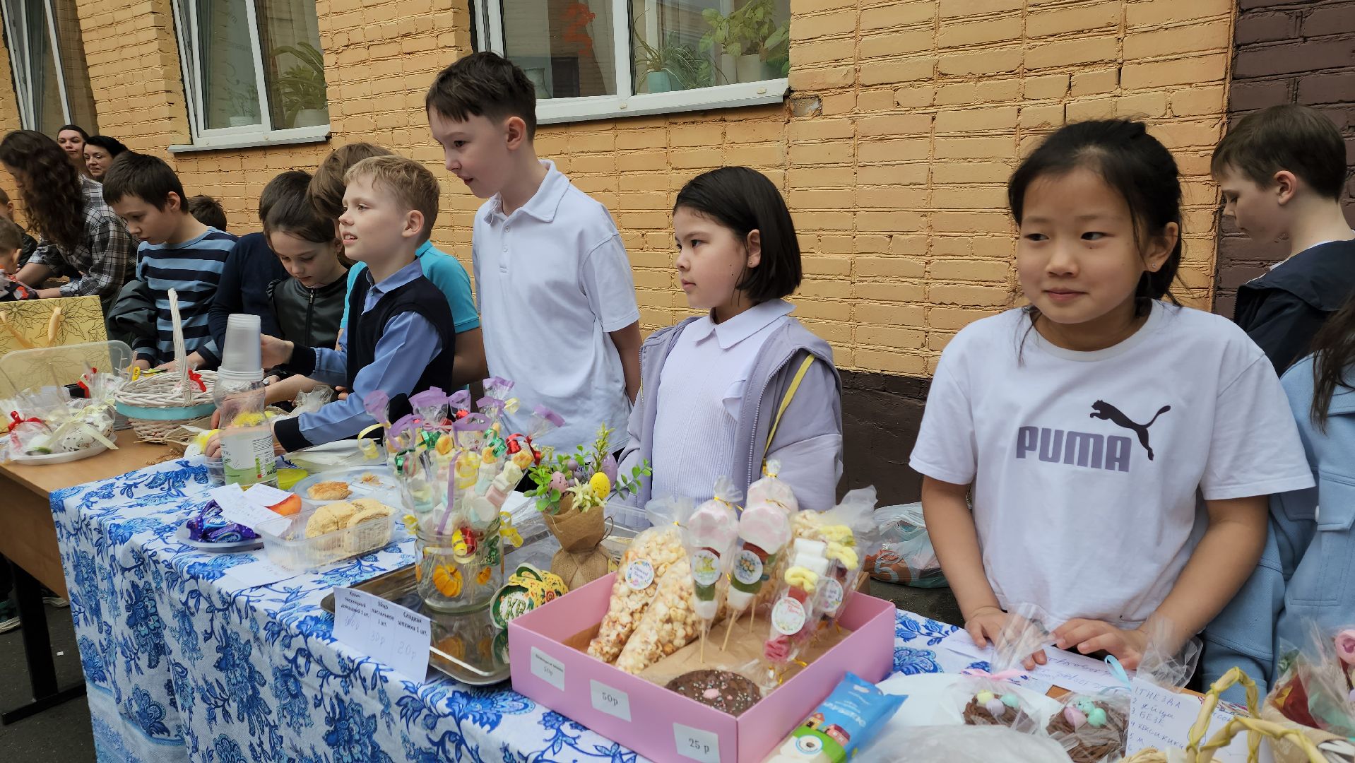 пушкино, пасхальная неделя, лицей, куличи, экономика, школьники подмосковья,образовательная акция,вертикалки,