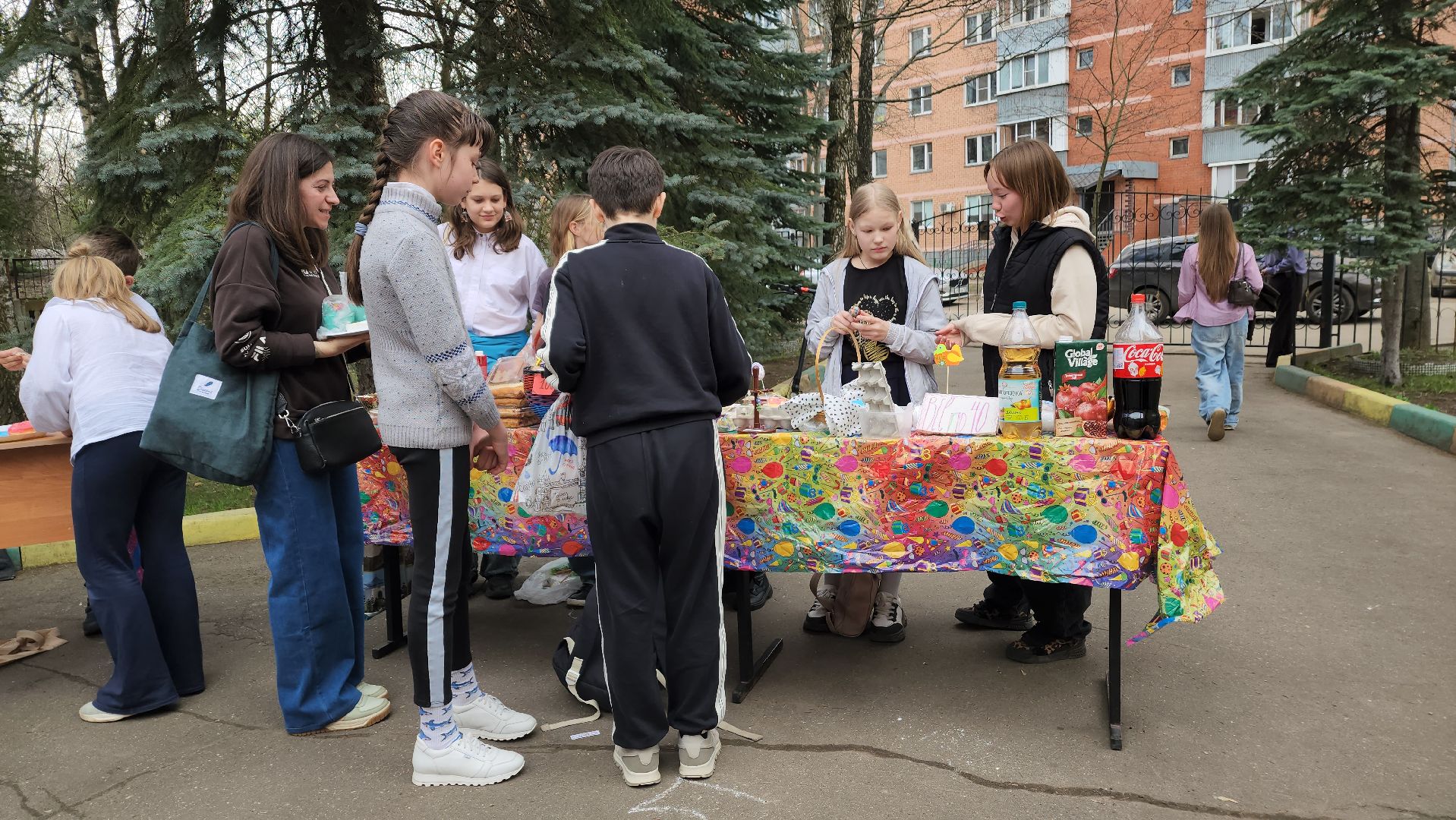 пушкино, пасхальная неделя, лицей, куличи, экономика, школьники подмосковья,образовательная акция,вертикалки,