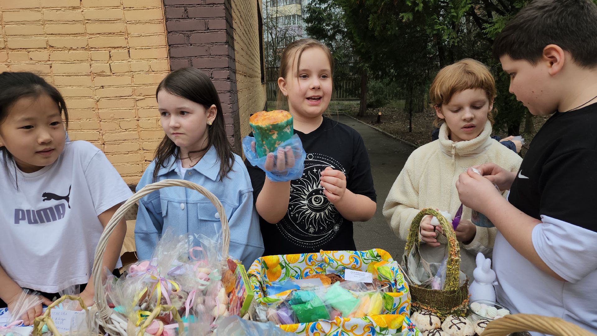 пушкино, пасхальная неделя, лицей, куличи, экономика, школьники подмосковья,образовательная акция,вертикалки,