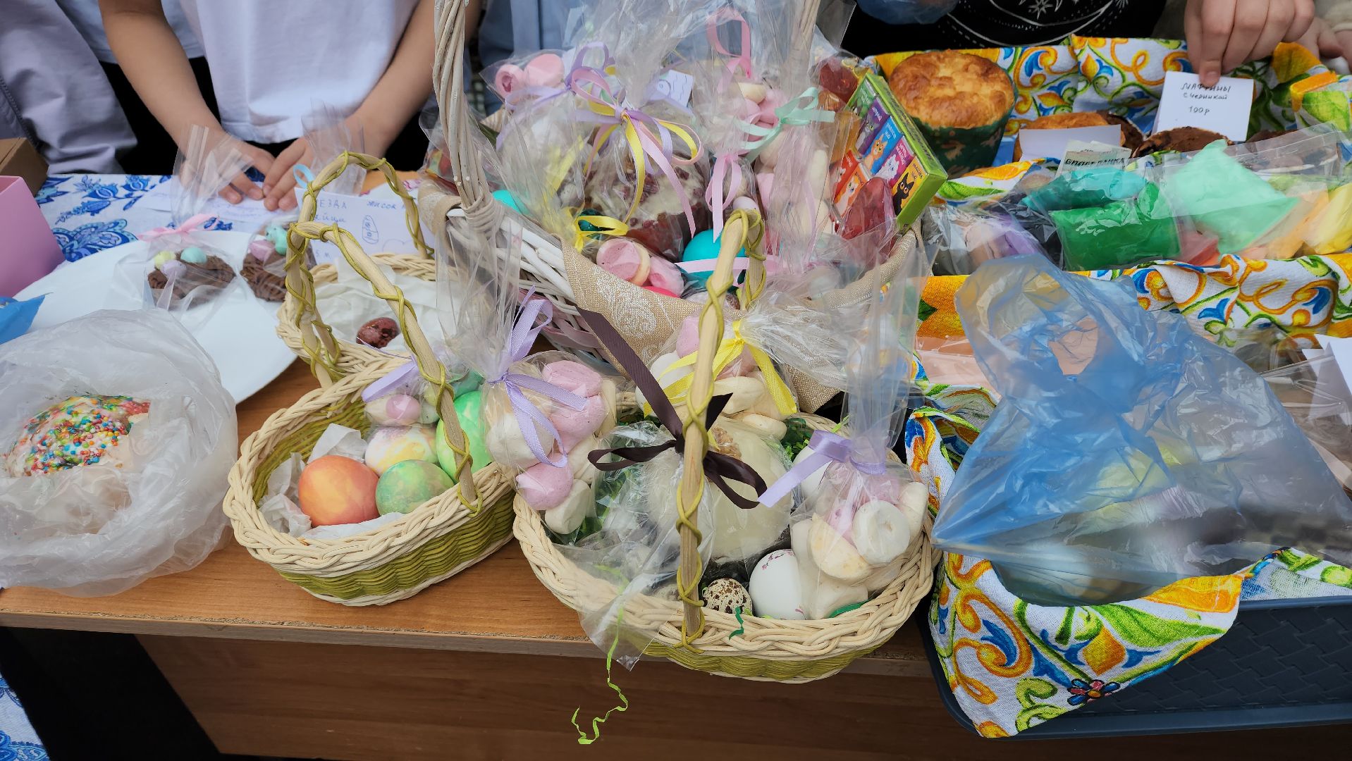 пушкино, пасхальная неделя, лицей, куличи, экономика, школьники подмосковья,образовательная акция,вертикалки,