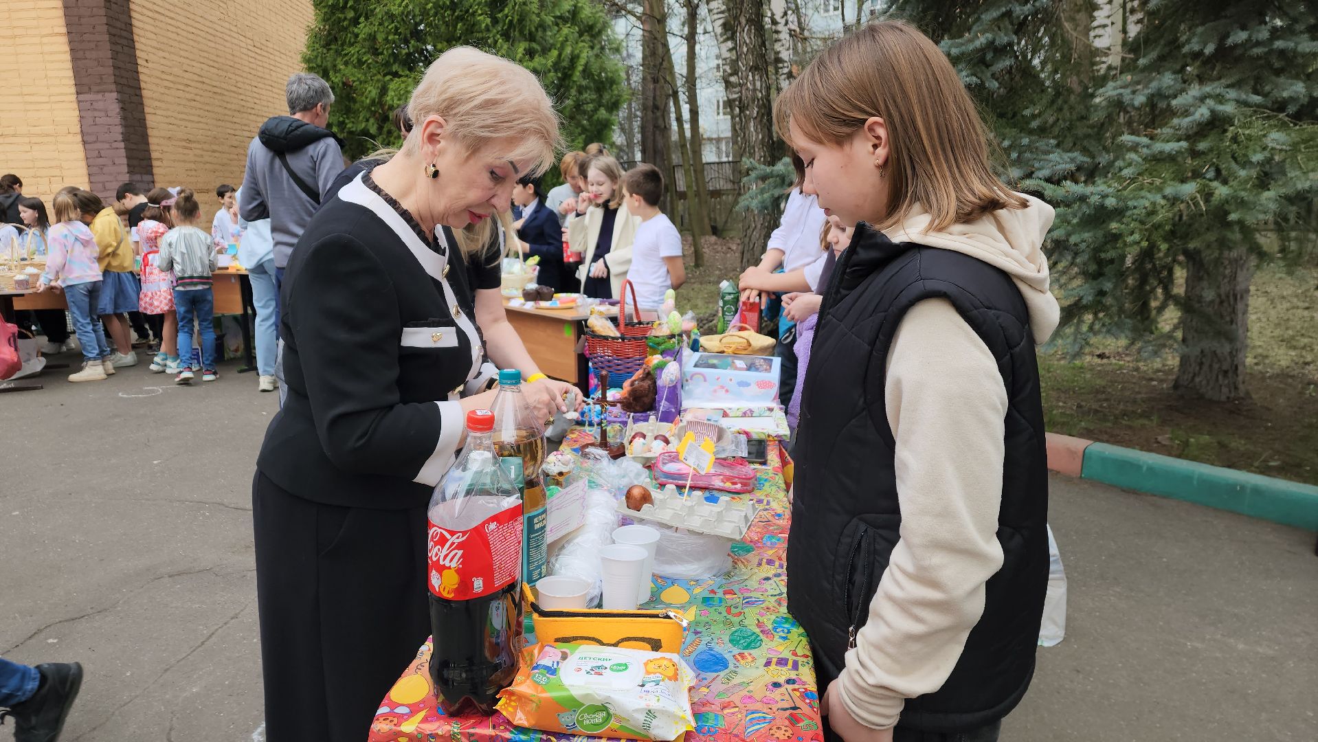 пушкино, пасхальная неделя, лицей, куличи, экономика, школьники подмосковья,образовательная акция,вертикалки,