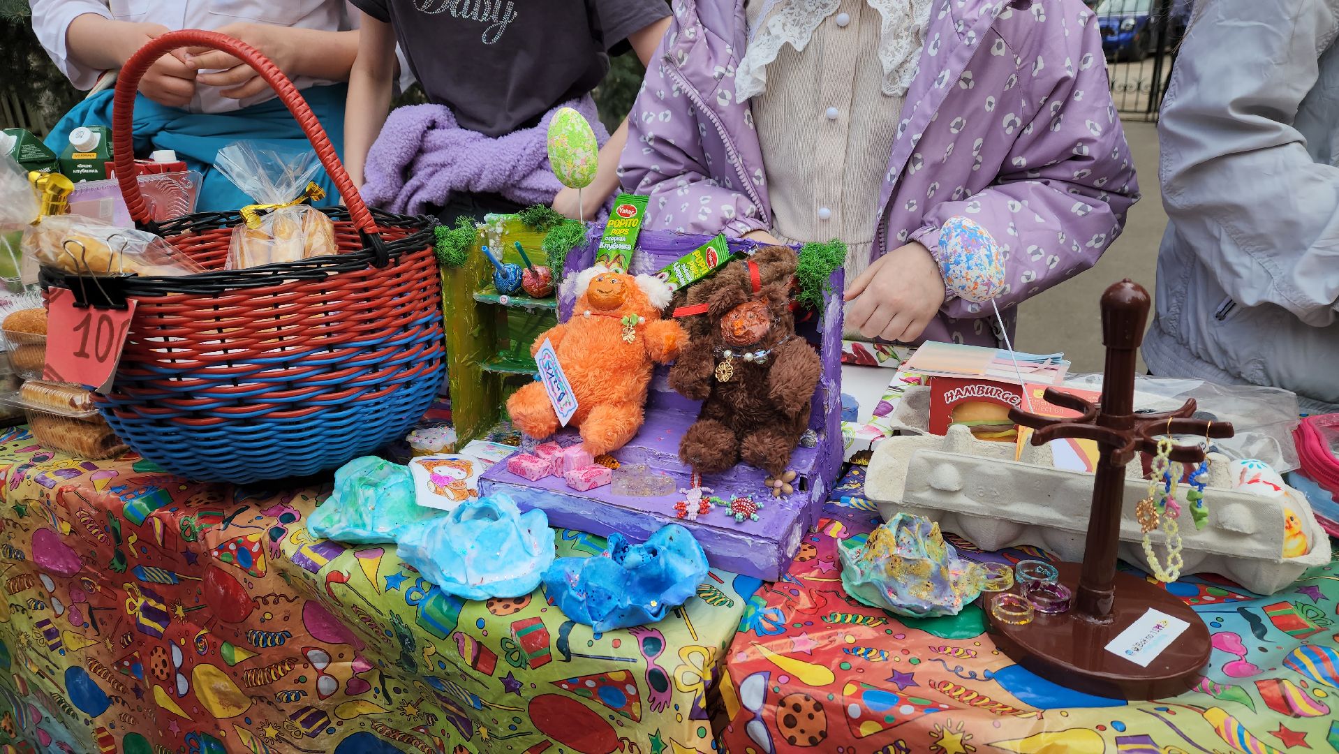 пушкино, пасхальная неделя, лицей, куличи, экономика, школьники подмосковья,образовательная акция,вертикалки,