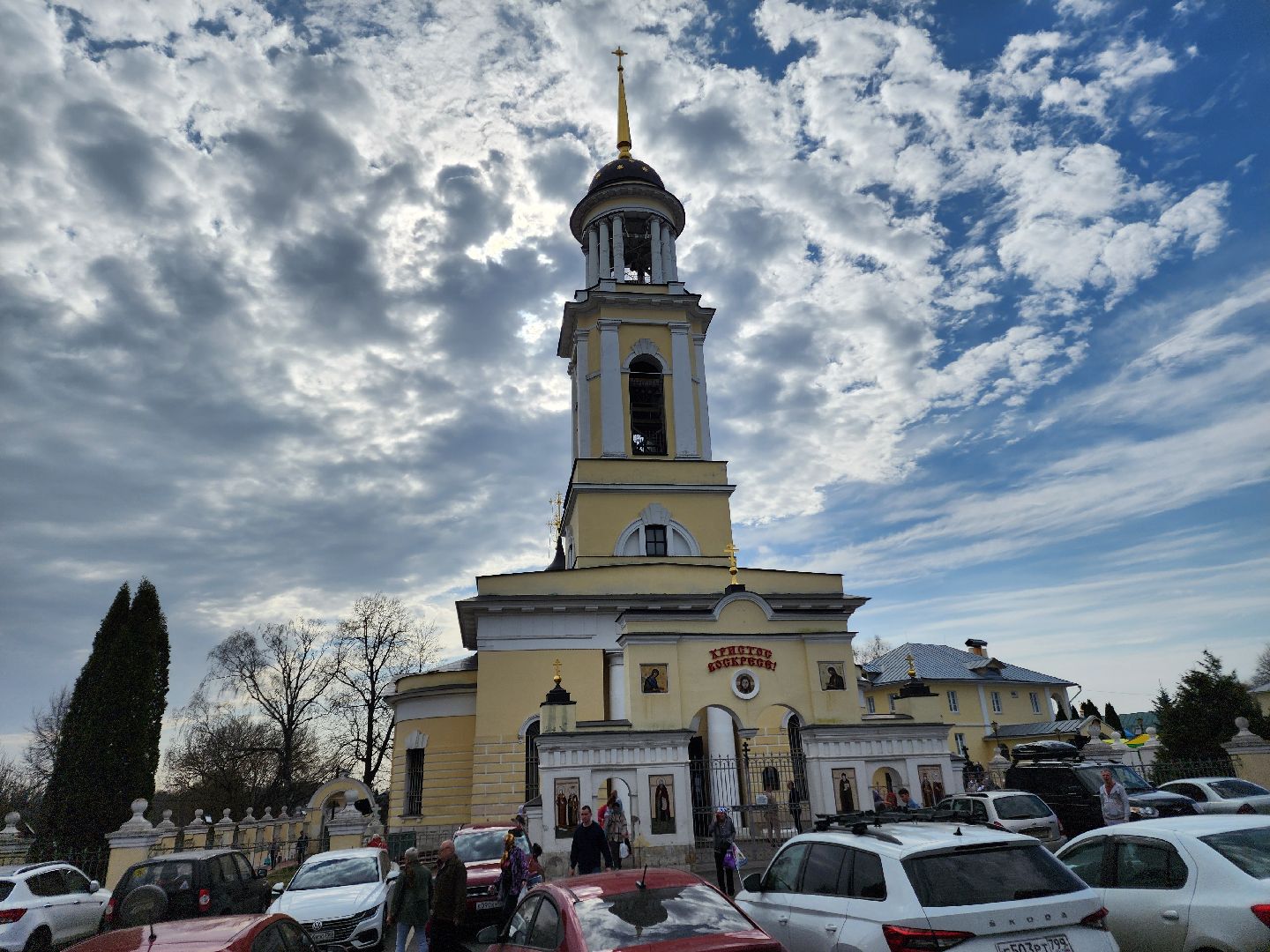 Чехов, Пасха, Великая Суббота, освящение куличей, освящение яиц, святая вода, праздничные богослужения, Анно-Зачатьевский храм,христианский праздник,