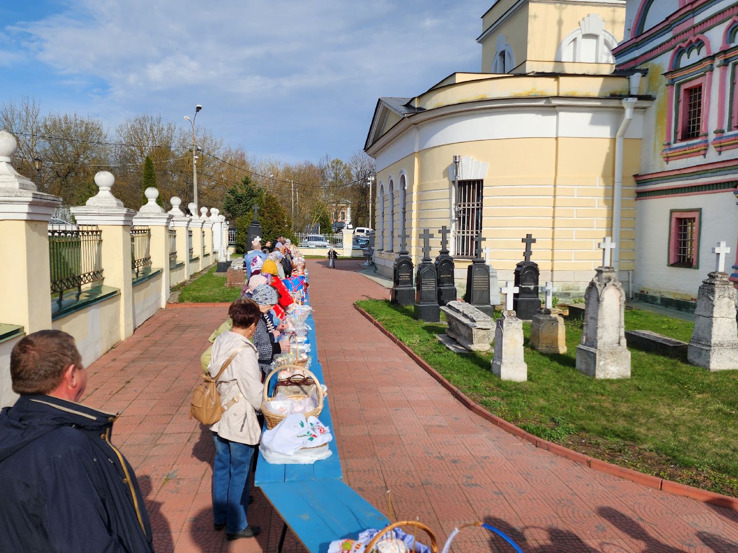 Чехов, Пасха, Великая Суббота, освящение куличей, освящение яиц, святая вода, праздничные богослужения, Анно-Зачатьевский храм,христианский праздник,