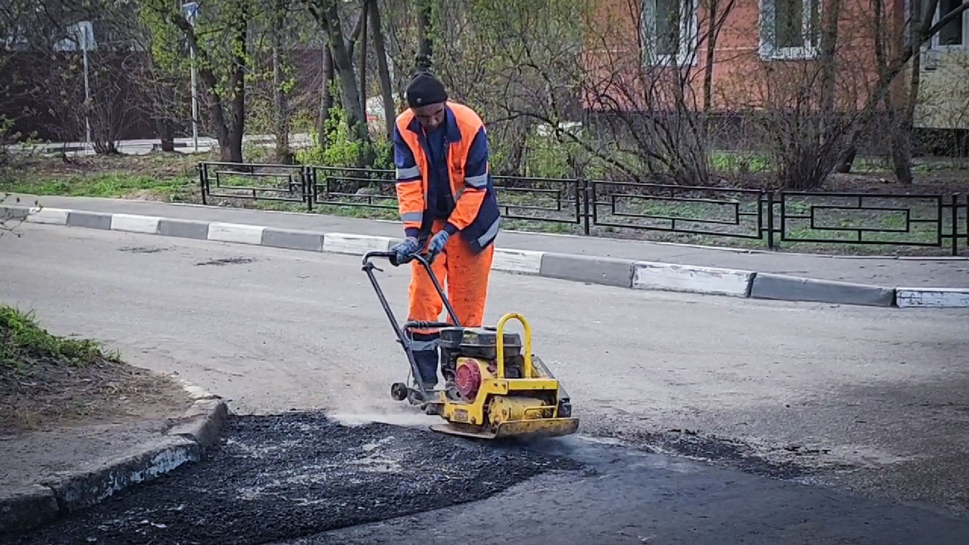 бронницы, ремонт дороги , укладка асфальта,