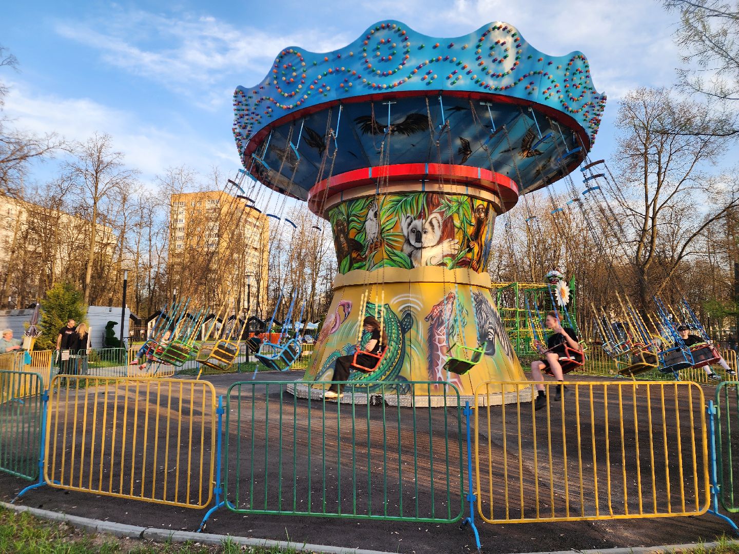 подольск, аттракционы, парк талалихина,