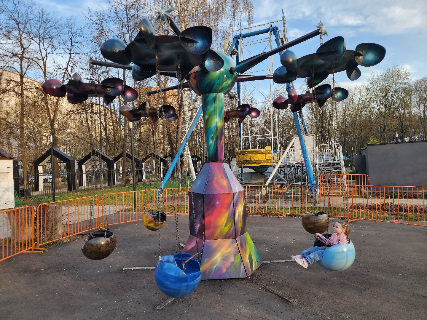 подольск, аттракционы, парк талалихина,