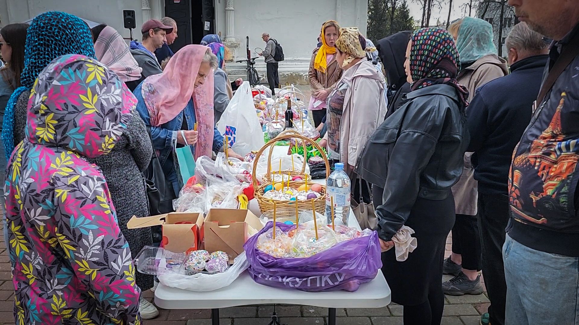 бронницы, пасха, освящение куличей ,