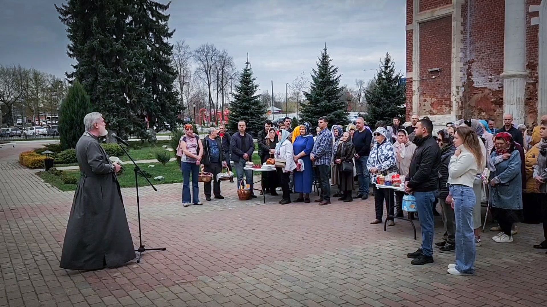 бронницы, пасха, освящение куличей ,