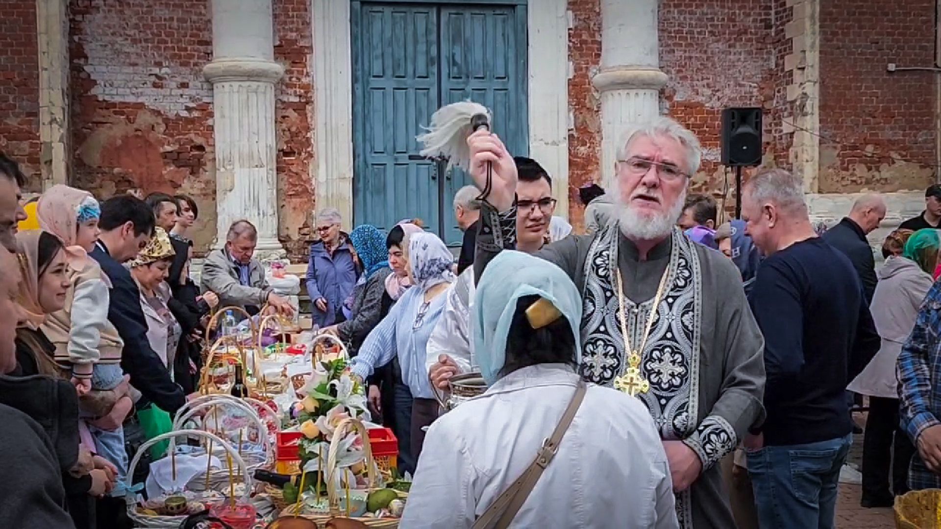 бронницы , пасха, освящение куличей,