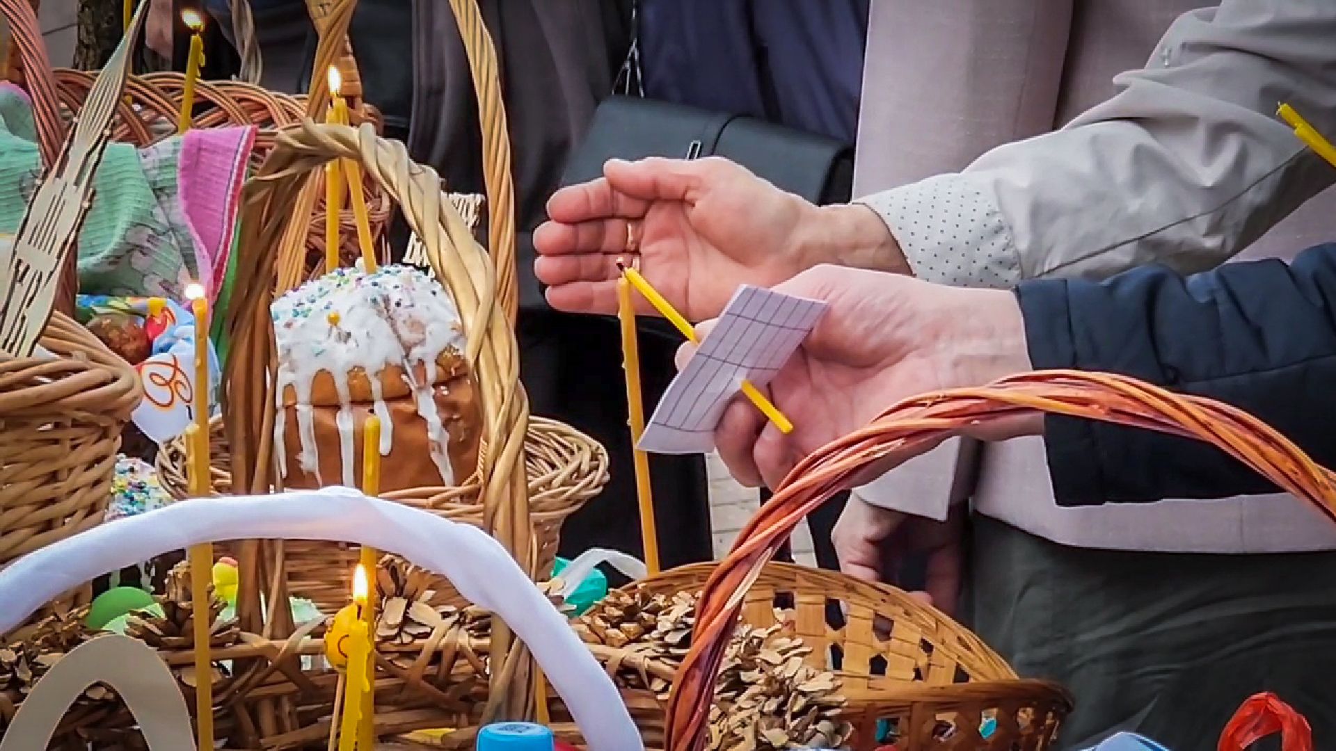 бронницы , пасха, освящение куличей,