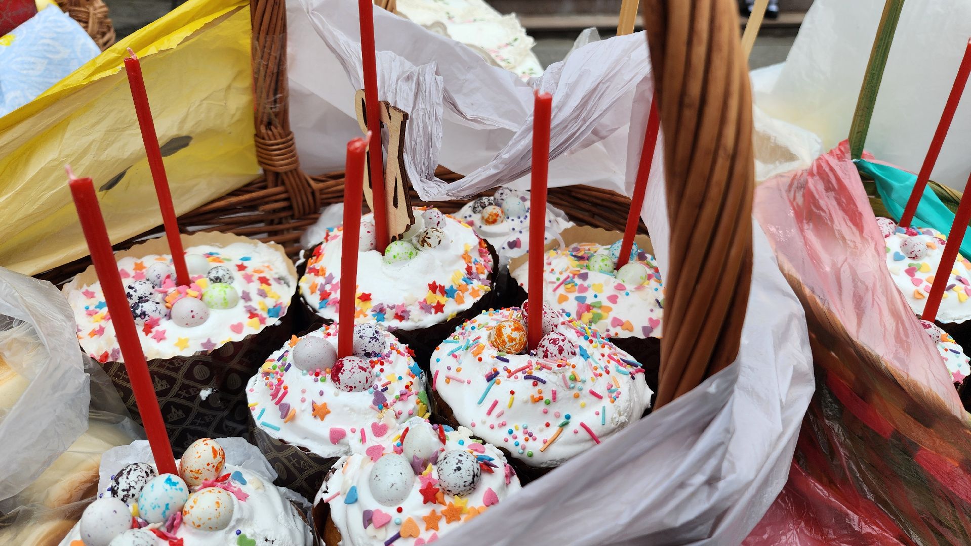 домодедово, пасха, кулич, освящение куличей, святая вода, церковь, собор, храм,