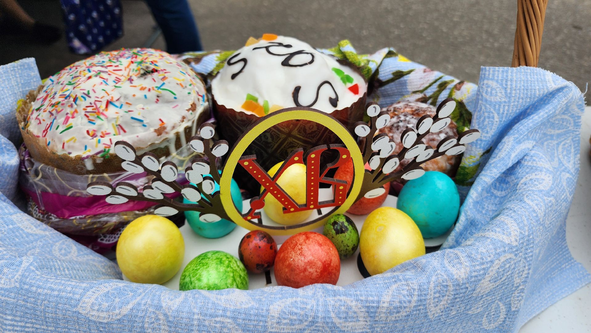 домодедово, пасха, кулич, освящение куличей, святая вода, церковь, собор, храм,