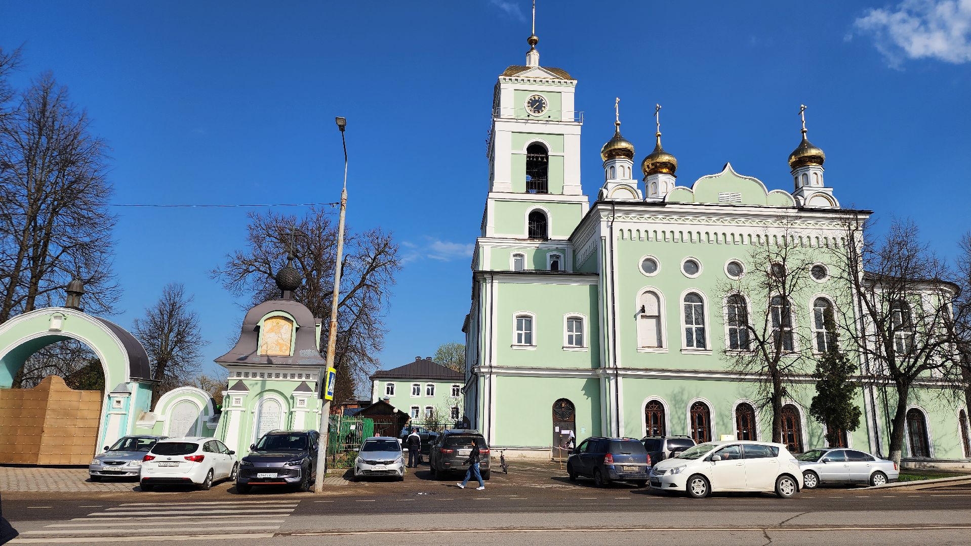 Пасха, освящение куличей,  Троицкий храм, Старая Купавна, Богородский городской округ,