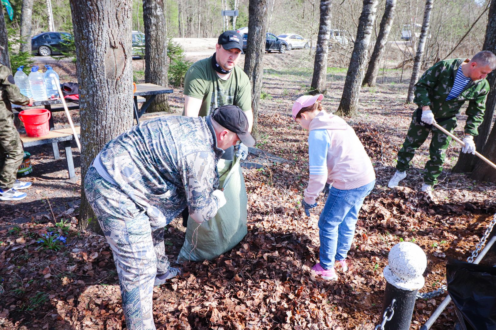 клин, общество, субботник, вов, память, братская могила,