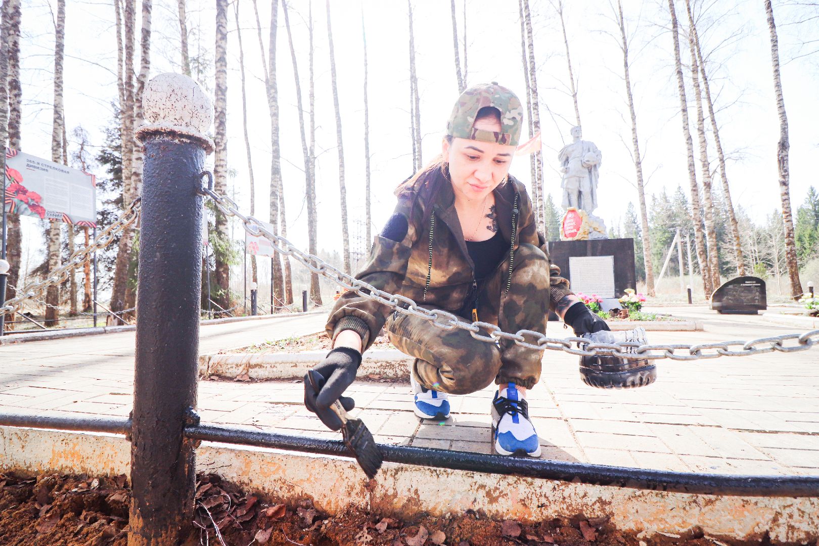 клин, общество, субботник, вов, память, братская могила,