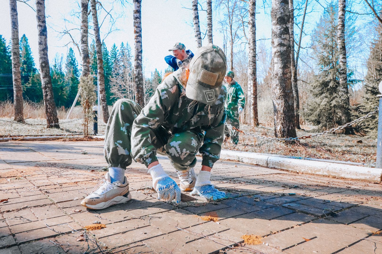 клин, общество, субботник, вов, память, братская могила,