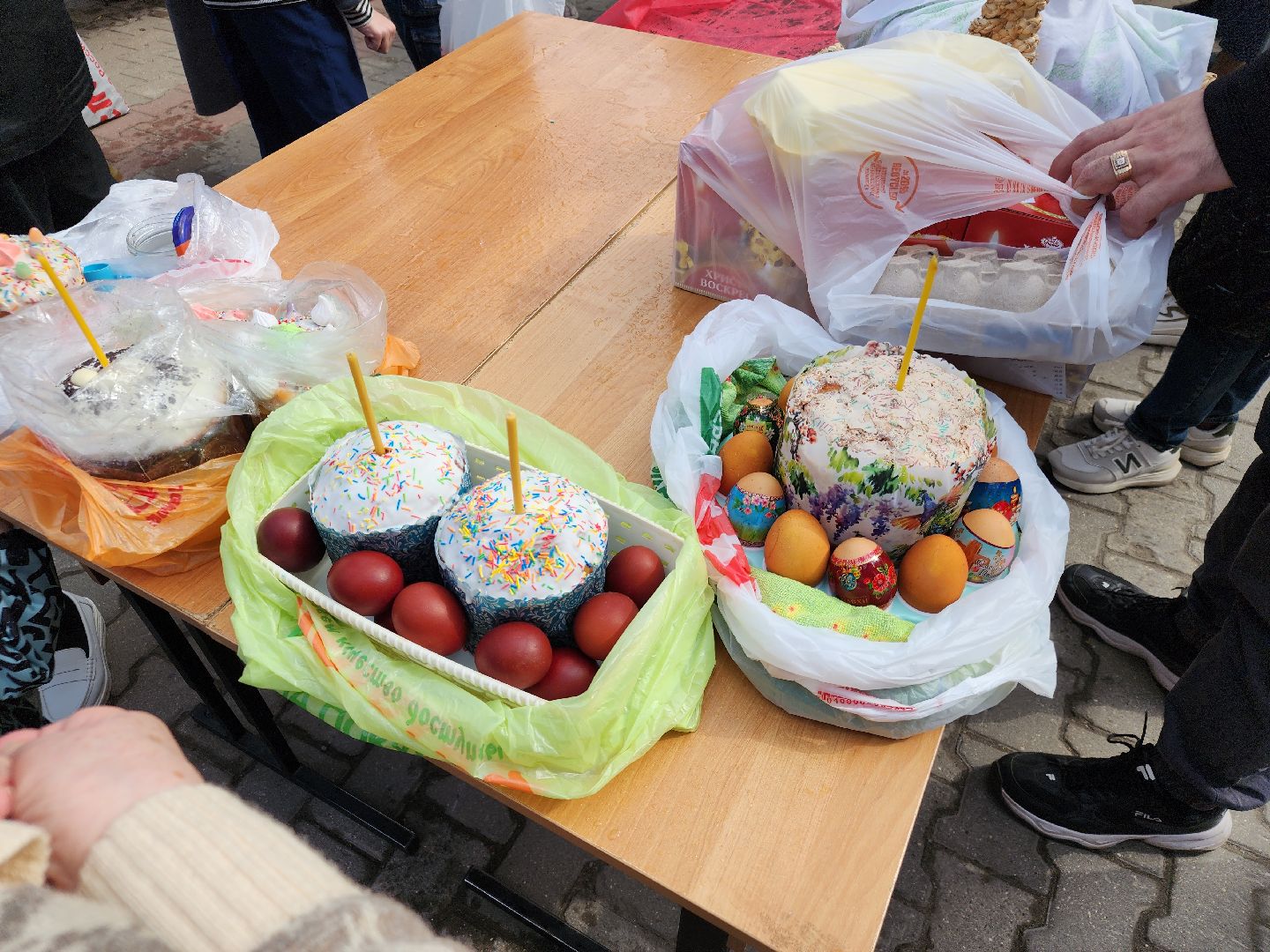 пасха, освящение куличей, орехово-зуевский округ,