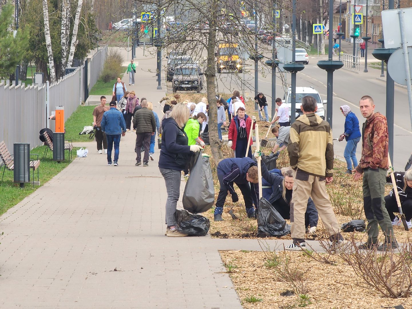 Зарайск, Розы Зарайска, Субботник, Благоустройство улиц, Благоустройство Зарайска,