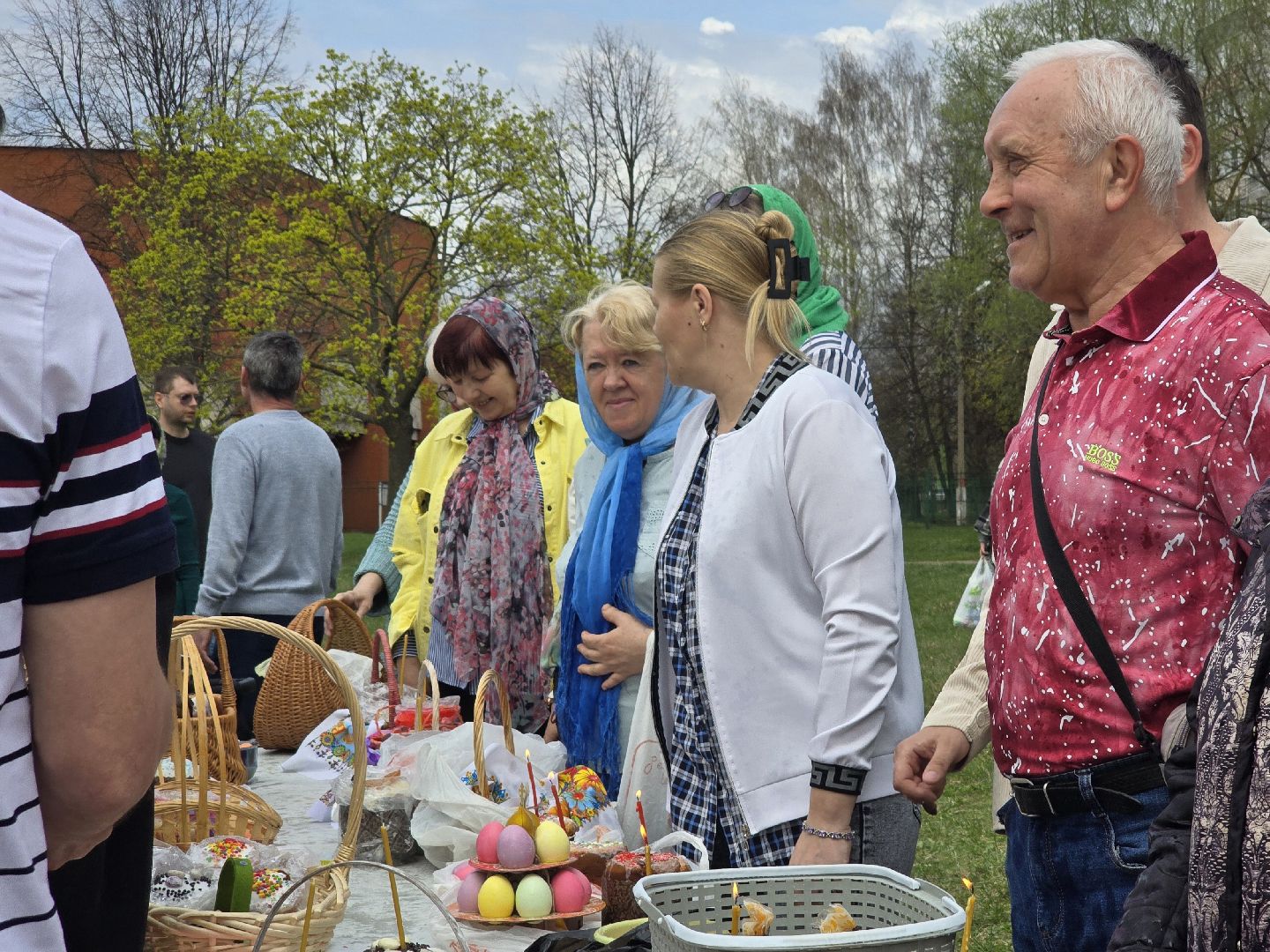 Коломна, освящение куличей, пасха,