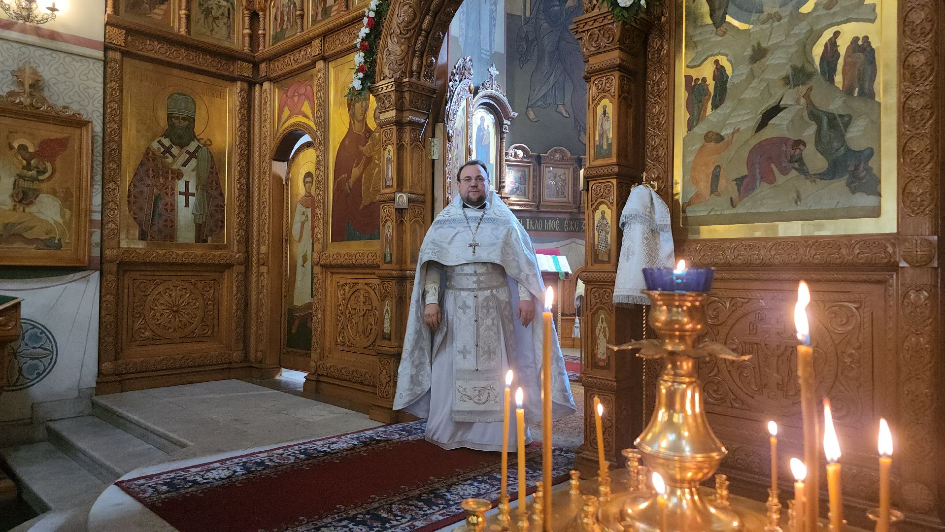 Люберецы, Преображенский собор в Люберцах,  благочинный церквей Люберецкого округа иерей Вячеслав Новак,