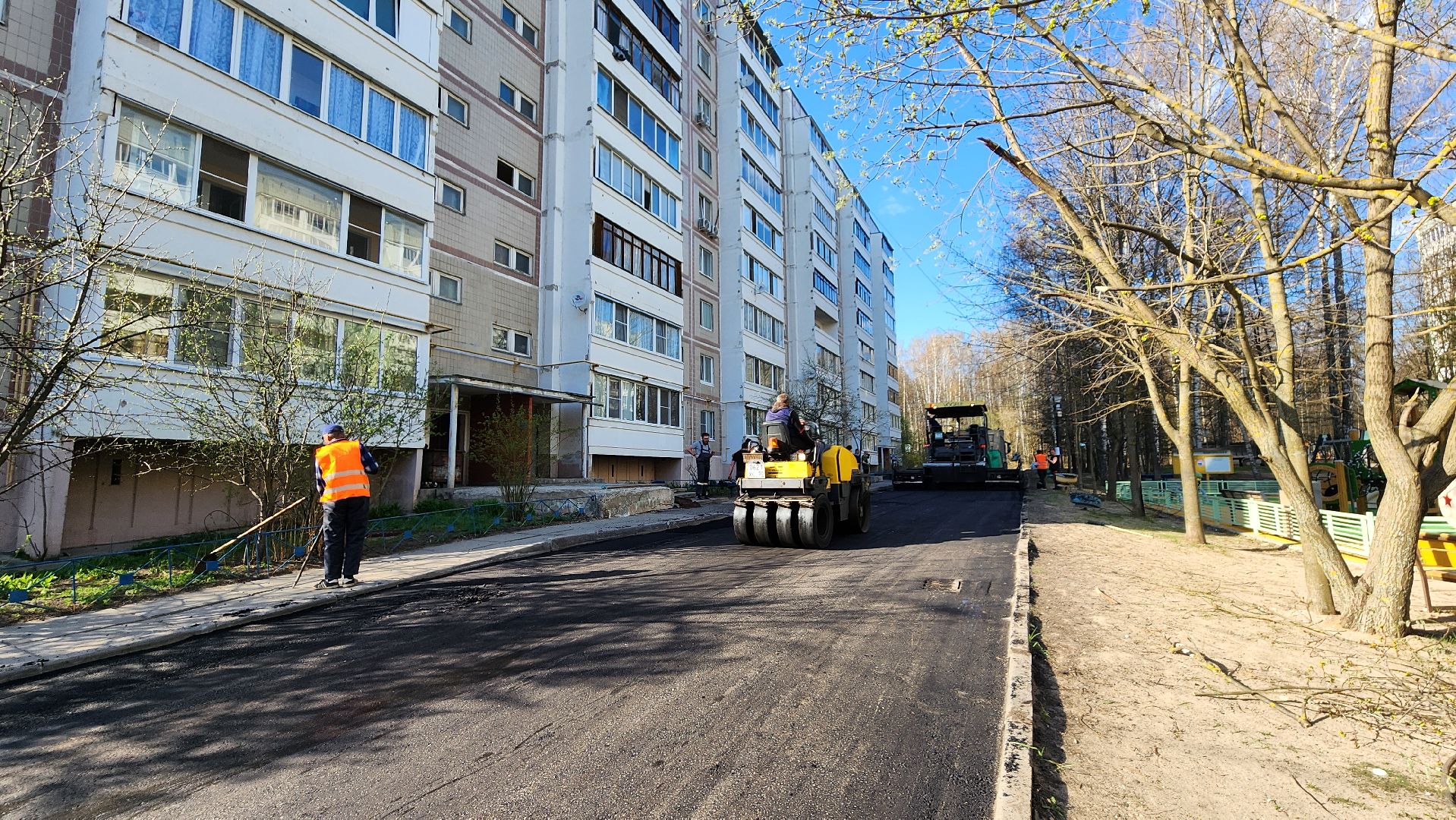 протвино, благоуствойство, асфальтирование дворов дорог,