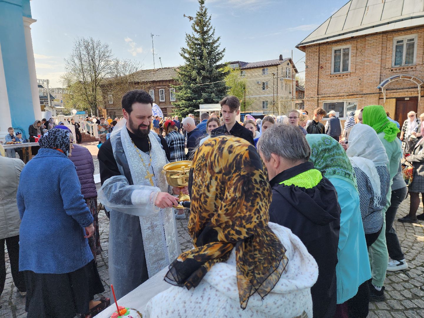 ногинск, общество, пасха, кулич, освящение куличей, религия,