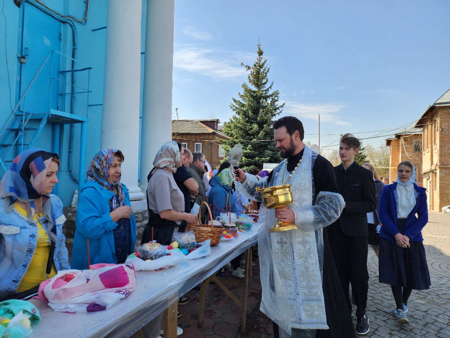 ногинск, общество, пасха, кулич, освящение куличей, религия,