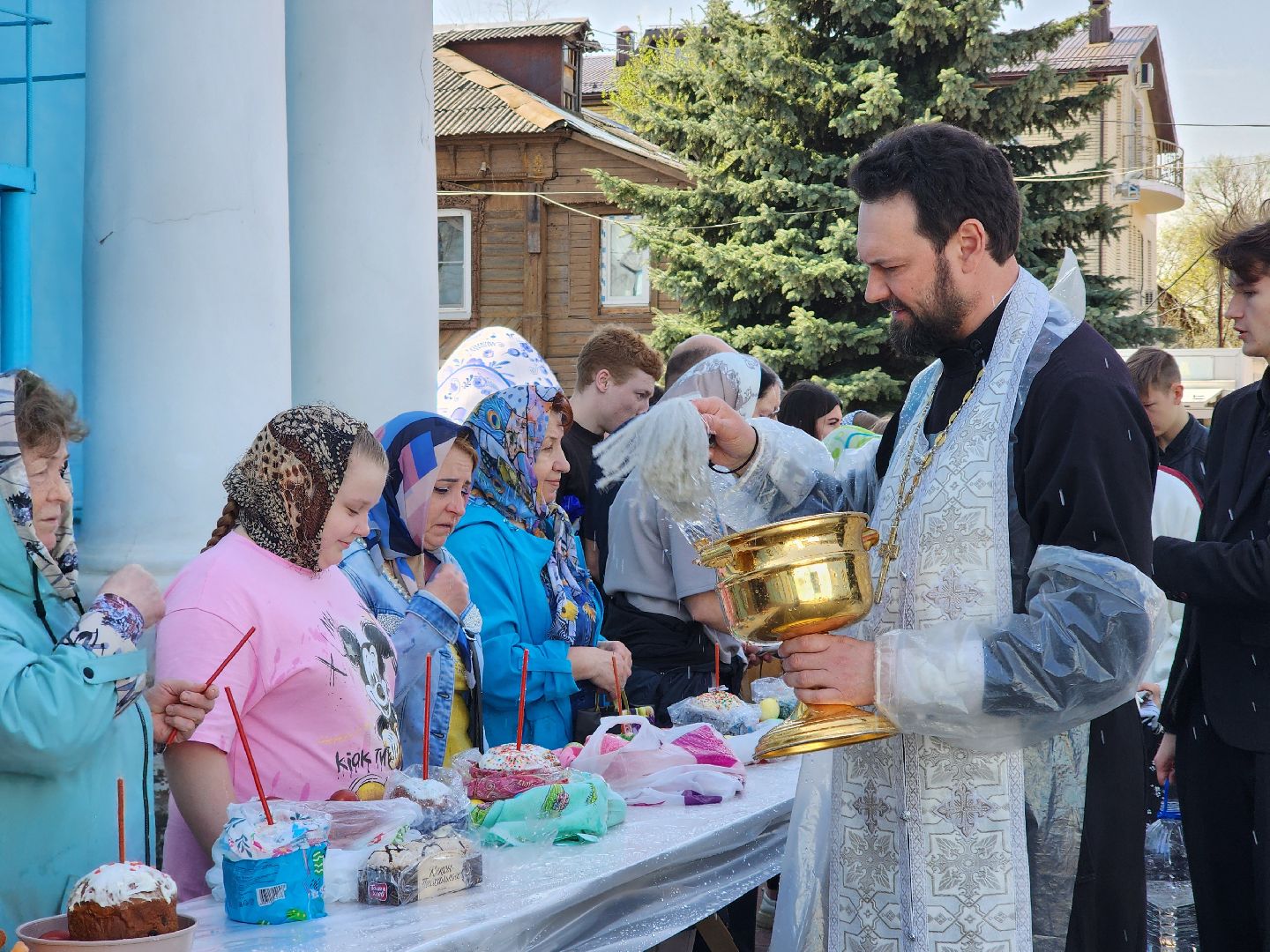 ногинск, общество, пасха, кулич, освящение куличей, религия,