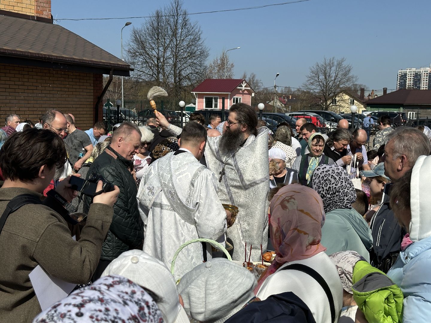 храм петра и павла, сергиев посад, освящение куличей, религия, пасха,