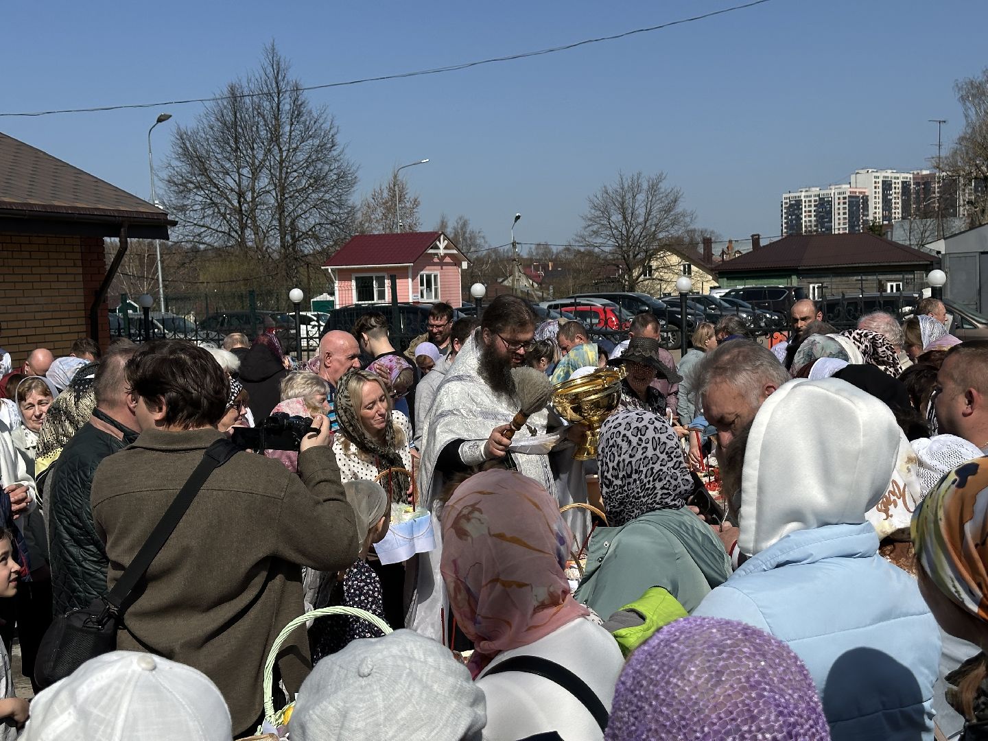 храм петра и павла, сергиев посад, освящение куличей, религия, пасха,