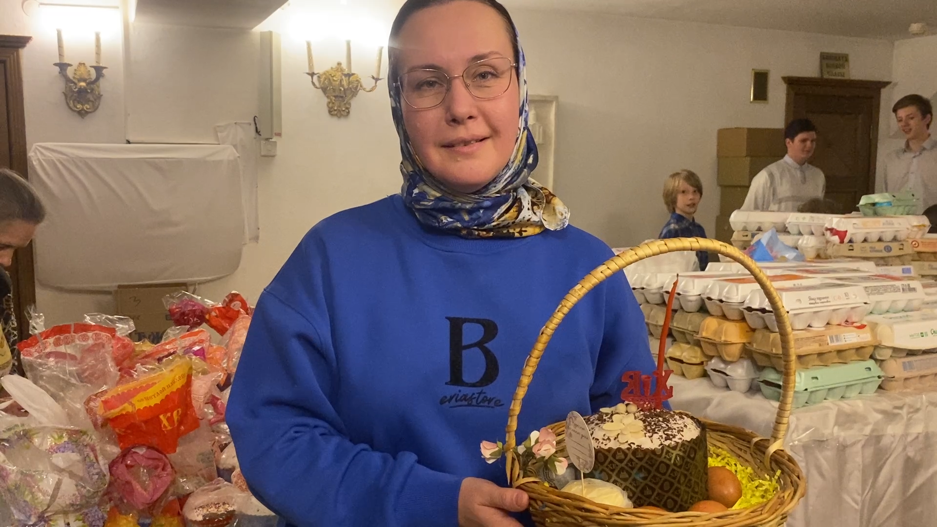 пасха во власихе, куличи для бойцов, куличи для военнослужащих, Освящение куличей, храм рвсн во власихе,