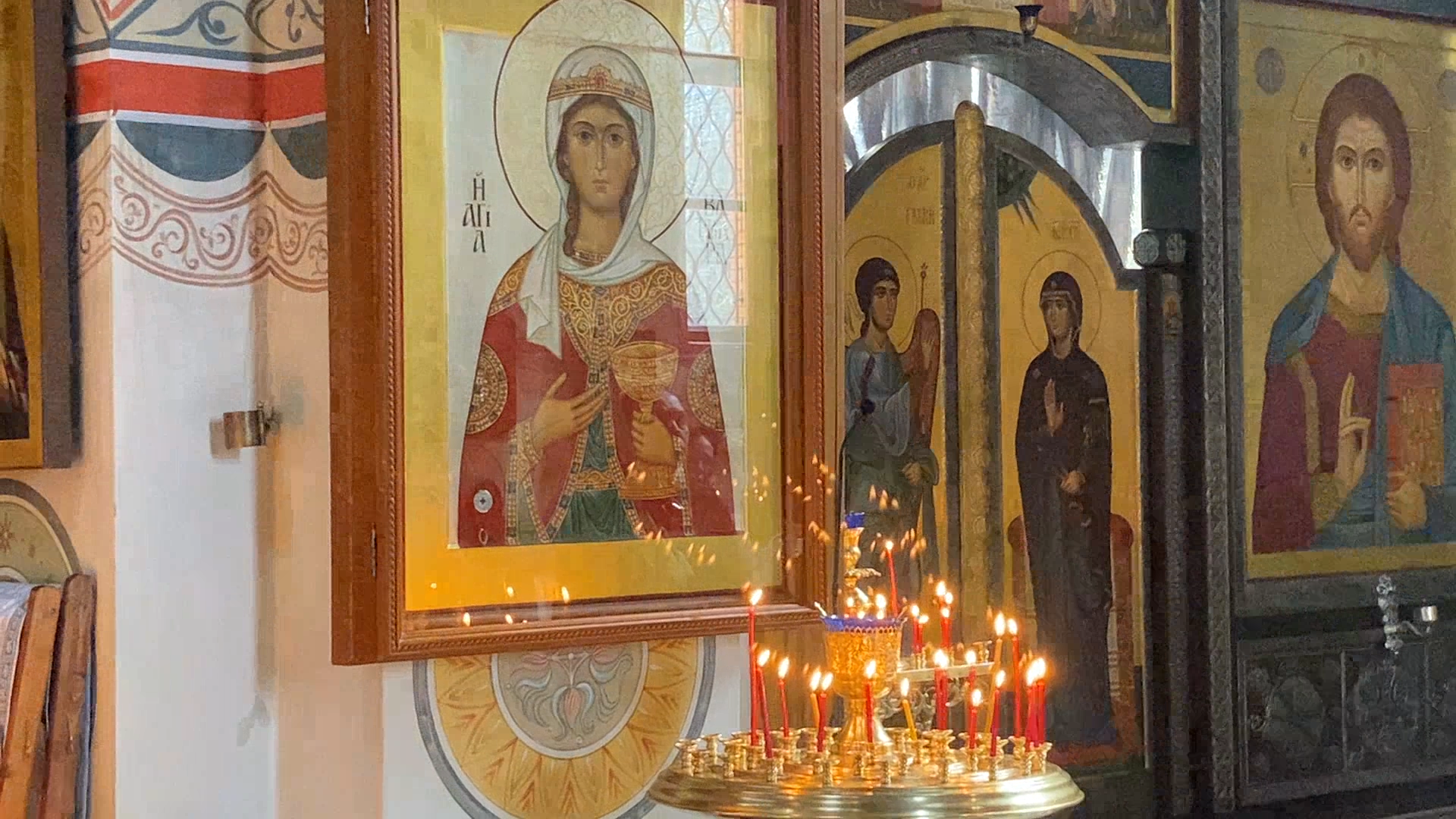 храм РВСН, храм во власихе, пасхальное богослужение, плащаница Иисуса Христа,