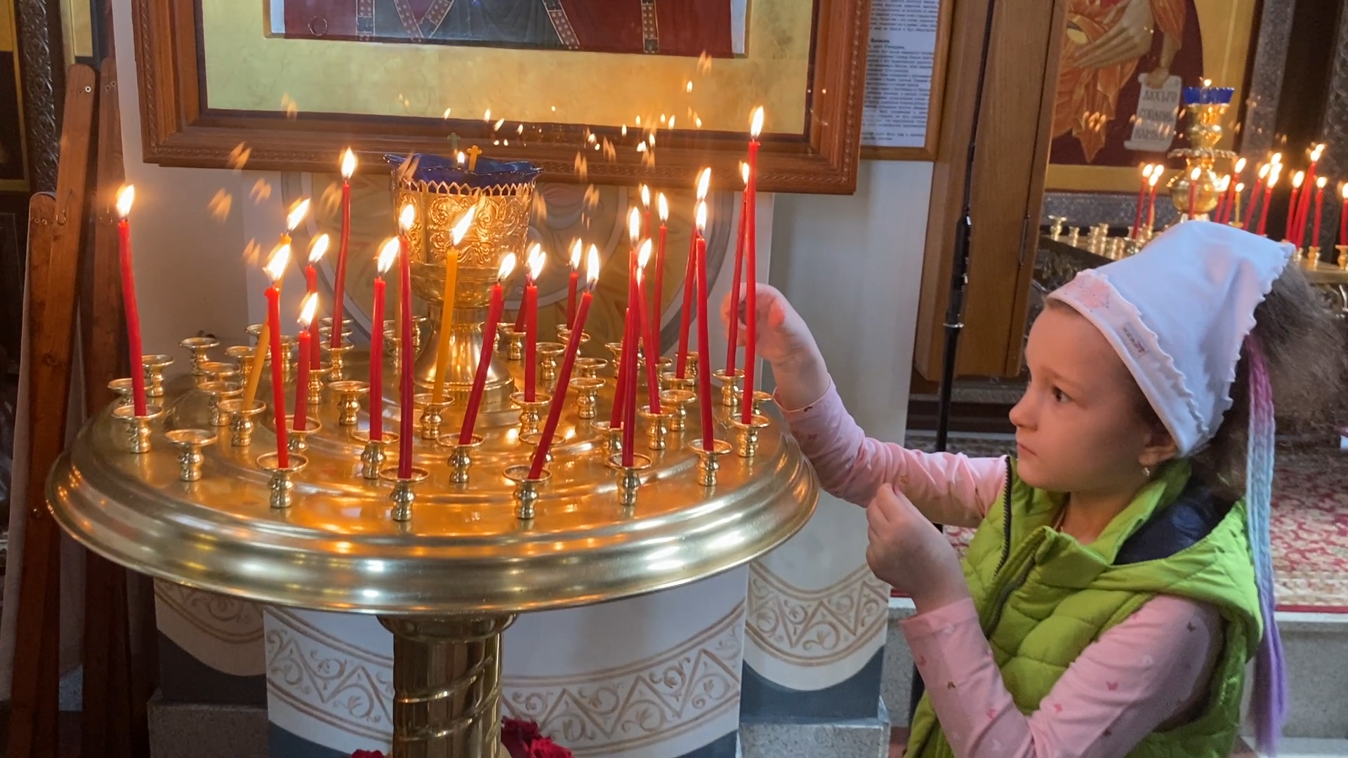 храм РВСН, храм во власихе, пасхальное богослужение, плащаница Иисуса Христа,