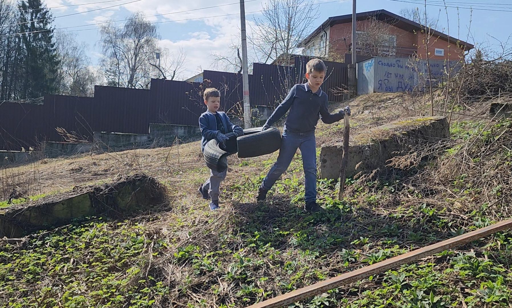 субботник, мусор, сбор,