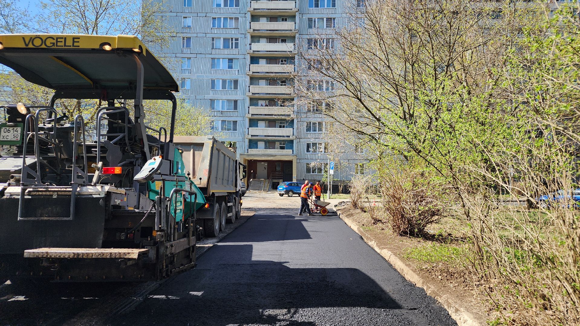 протвино, благоустройсво, асфальт во дворах,